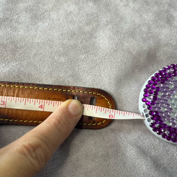 Authentic Louis Vuitton Vanchetta Leather Strap Pad Shoulder Replacement z64 - Picture 7 of 8